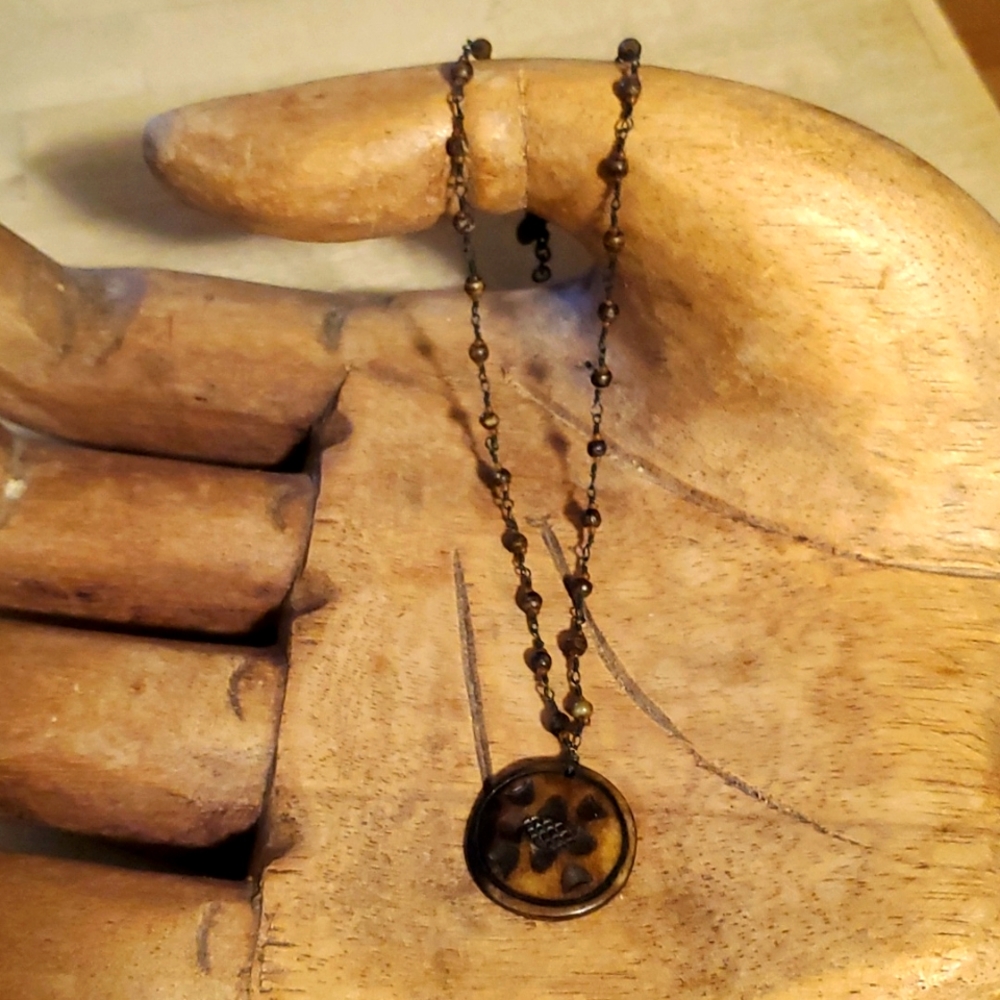 Necklace Wood boho